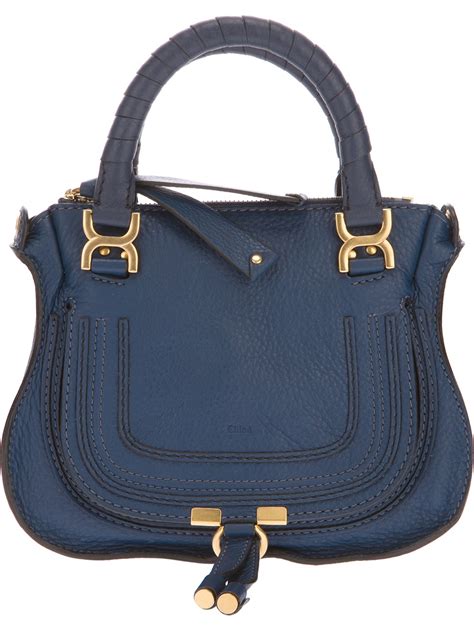 chloe marcie small blau|small marcie chloe bag price.